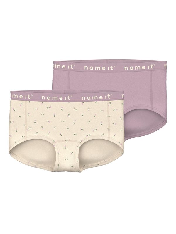 NAME IT NAME IT Долни гащи  кремаво / зелено / бледоморав / бледорозово