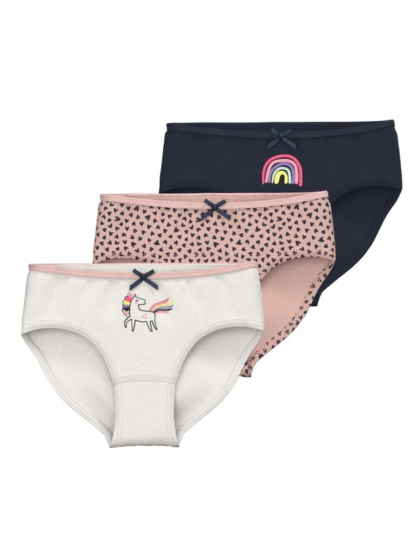 NAME IT NAME IT Долни гащи  нейви синьо / жълто / пепел от рози / бяло