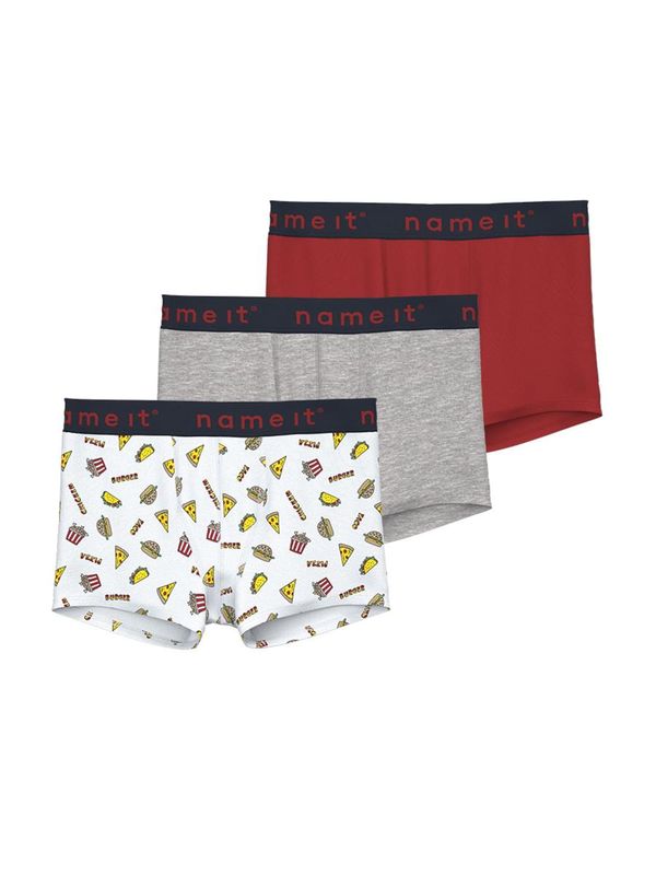 NAME IT NAME IT Долни гащи  тъмносиньо / сив меланж / червено / бяло