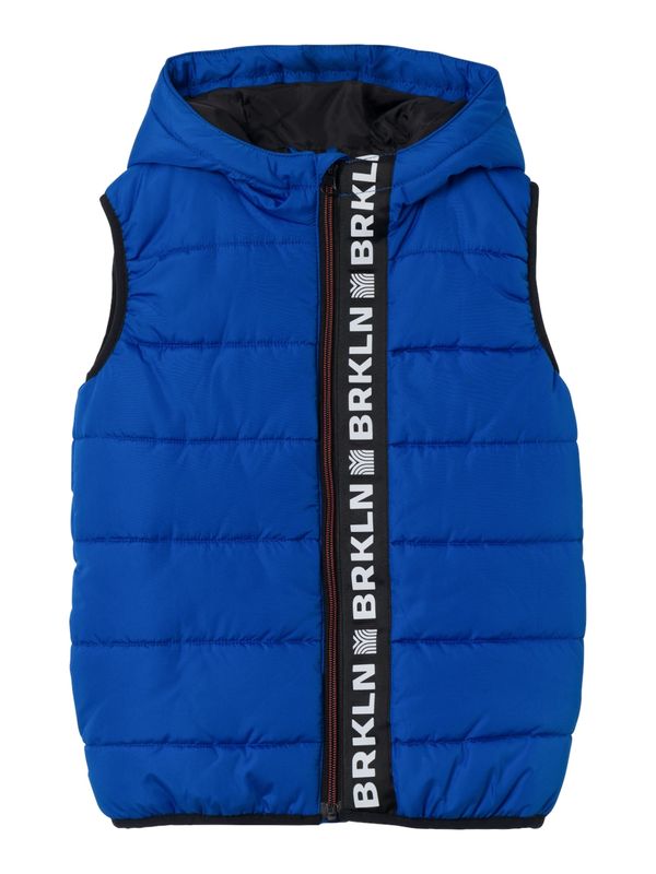 NAME IT NAME IT Елек 'Milane'  синя тинтява / черно / бяло