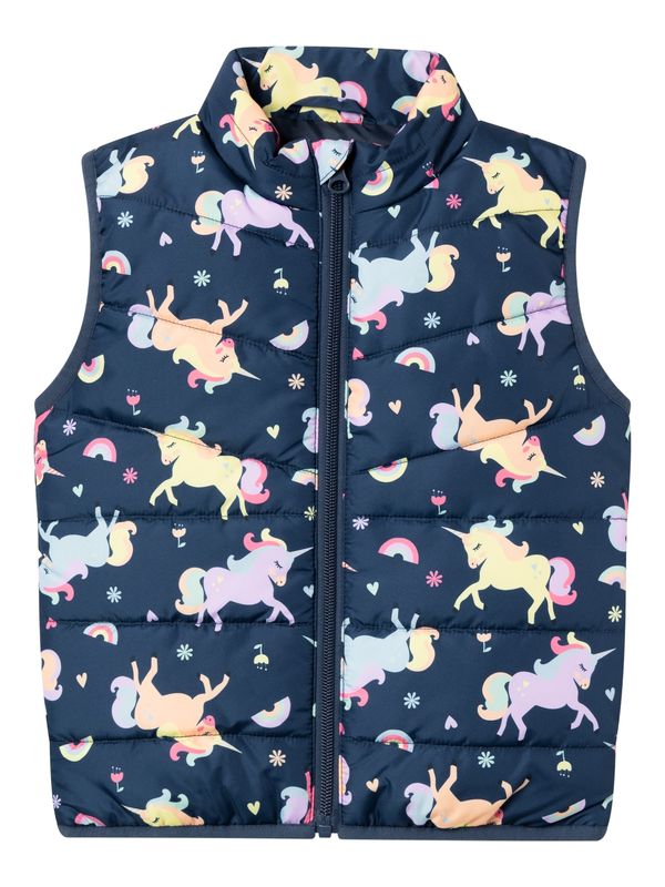 NAME IT NAME IT Елек 'MYLANE'  тъмносиньо / пастелно жълто / люляк / светлорозово