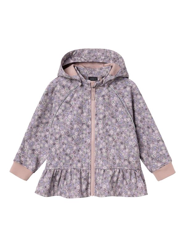 NAME IT NAME IT Функционално яке 'Alfa'  кремаво / зелено / люляк / пепел от рози