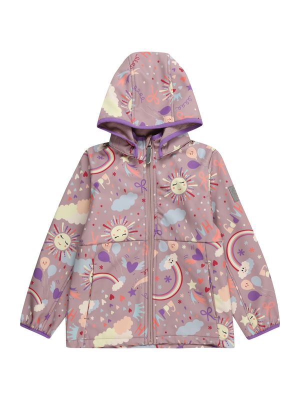 NAME IT NAME IT Функционално яке 'Malta05'  светлосиньо / лилав / бледоморав / бургундово червено