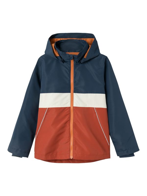 NAME IT NAME IT Функционално яке 'Max'  морскосиньо / тъмно коралово / бяло