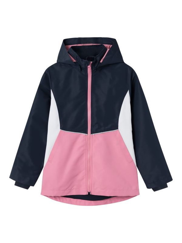 NAME IT NAME IT Функционално яке  морскосиньо / бледорозово