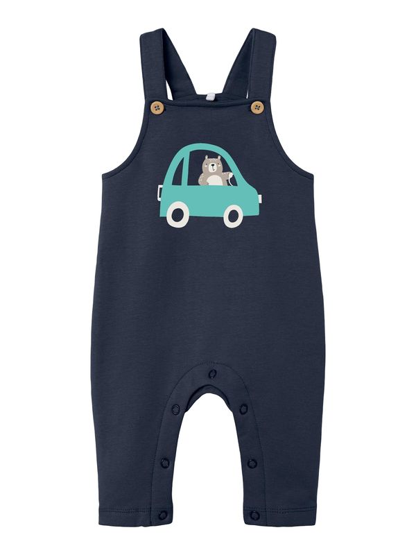 NAME IT NAME IT Комбинезон 'Vonne'  морскосиньо / тюркоазен / таупе сиво / бяло