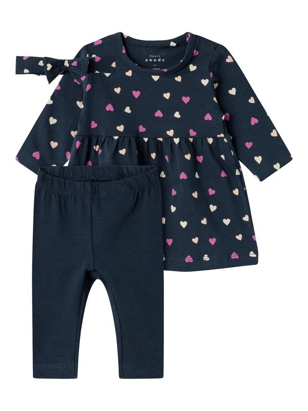 NAME IT NAME IT Комплект 'Andora'  кремаво / сапфирено синьо / розово