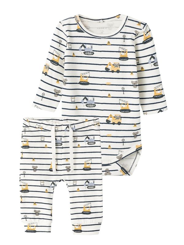 NAME IT NAME IT Комплект 'BISSON'  кремаво / жълто / сиво / черно