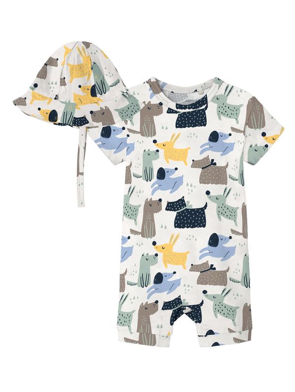 NAME IT NAME IT Комплект  кремаво / нейви синьо / кафяво / зелено