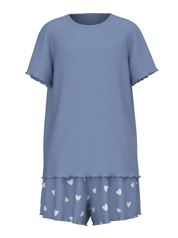 NAME IT NAME IT Комплект пижама  гълъбово синьо / бяло