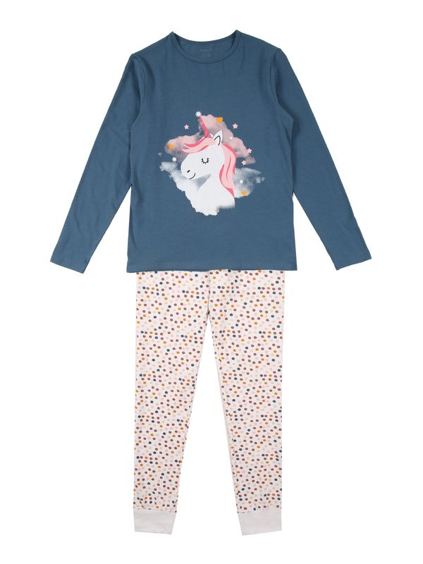 NAME IT NAME IT Комплект пижама  шампанско / гълъбово синьо / златистожълто / бледорозово / бяло