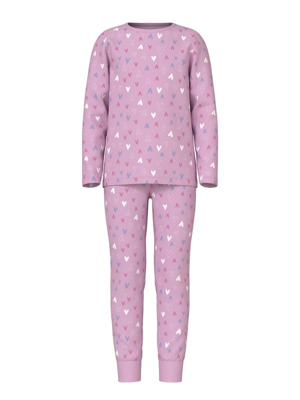 NAME IT NAME IT Комплект пижама  синьо / люляк / червено-виолетово / бяло