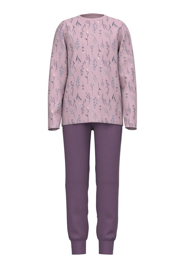 NAME IT NAME IT Комплект пижама  светлосиньо / боровинка / пепел от рози / бяло