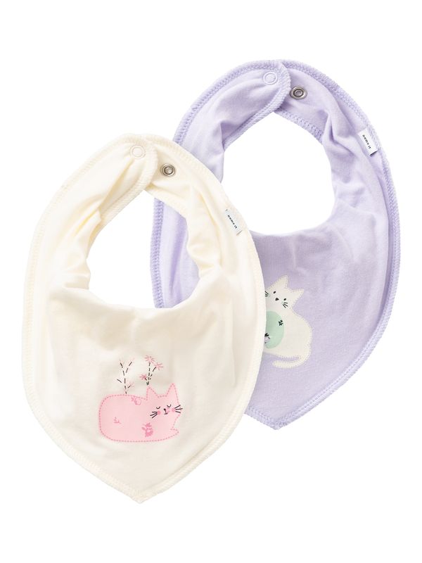 NAME IT NAME IT Лигавник 'YVETTEDYINE'  кремаво / светлолилаво / бледорозово / черно