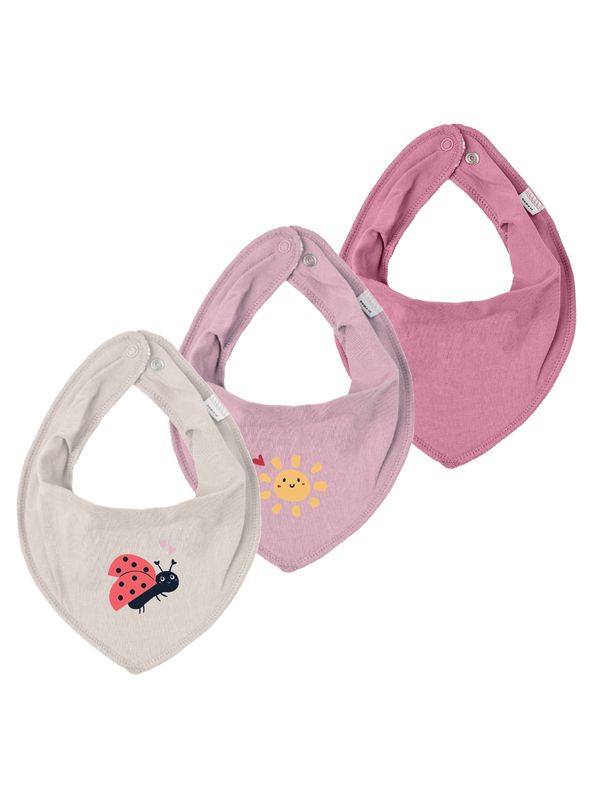 NAME IT NAME IT Лигавник 'Yvettefussa'  кремаво / розе / пепел от рози / черно