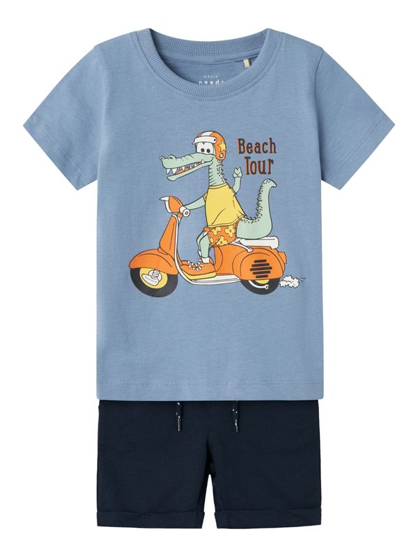 NAME IT NAME IT Облекло за бягане 'VIGANO'  сапфирено синьо / светлосиньо / жълто / оранжево