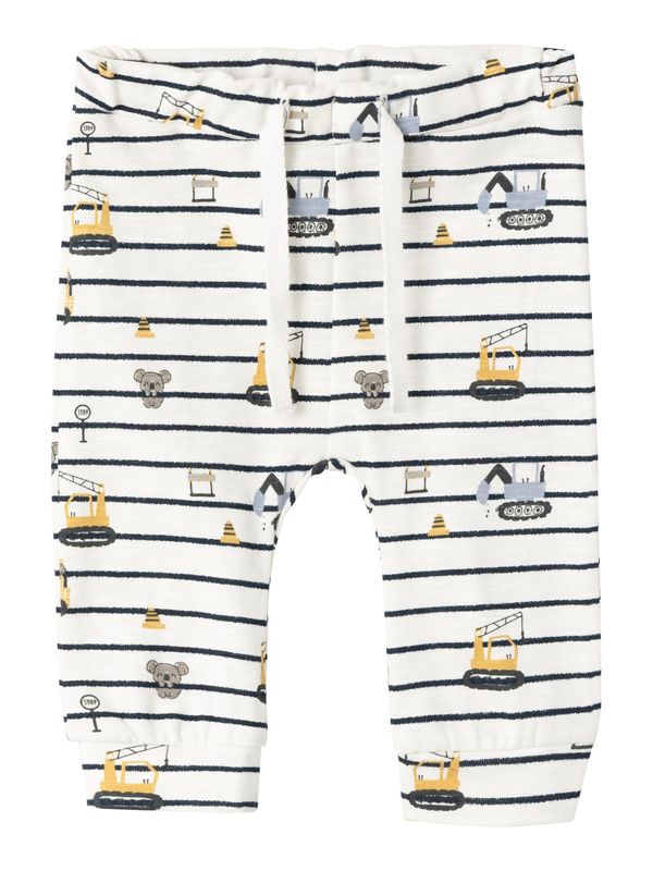 NAME IT NAME IT Панталон 'BISSON'  кремаво / опушено синьо / оранжево / черно