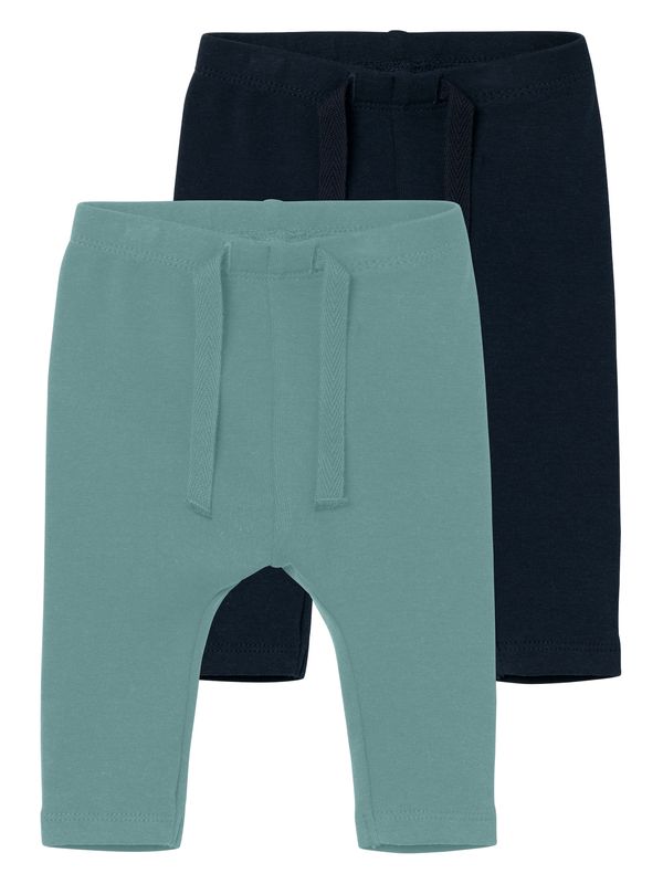 NAME IT NAME IT Панталон 'Danno'  нейви синьо / нефритено зелено
