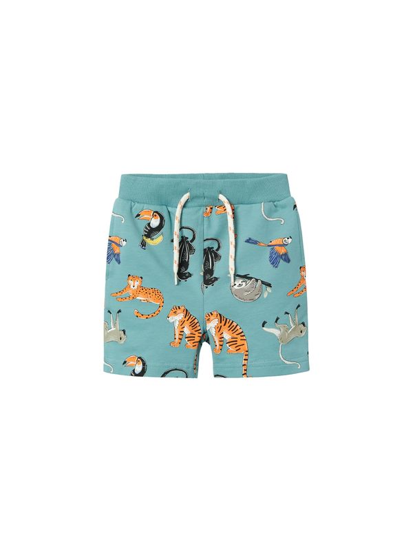 NAME IT NAME IT Панталон 'DITMAR'  сиво / пастелно зелено / оранжево / черно