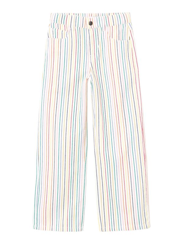 NAME IT NAME IT Панталон 'Fayork'  жълто / зелено / червено / бяло