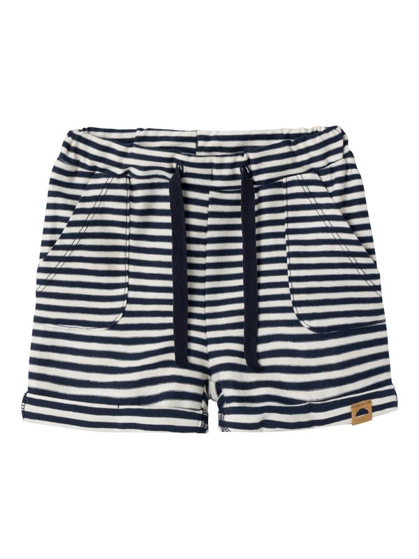 NAME IT NAME IT Панталон 'FILLO'  морскосиньо / светлокафяво / бяло