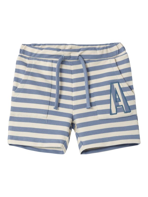 NAME IT NAME IT Панталон 'FINN'  сапфирено синьо / естествено бяло