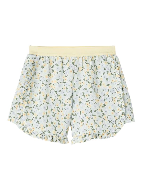 NAME IT NAME IT Панталон 'FINNA'  синьо / жълто / зелено / бяло