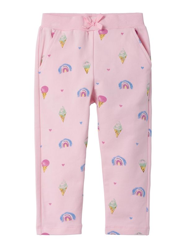 NAME IT NAME IT Панталон 'FRANSIA'  синьо / мента / фуксия / бледорозово