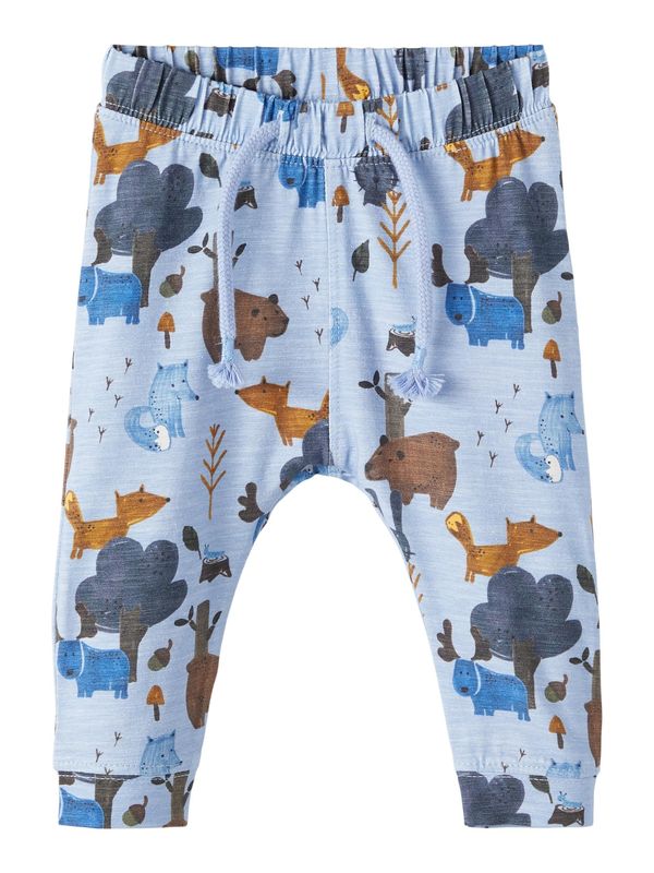 NAME IT NAME IT Панталон 'NICKI'  морскосиньо / светлосиньо / кафяво