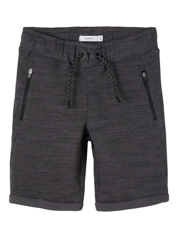 NAME IT NAME IT Панталон 'Scott'  сив меланж