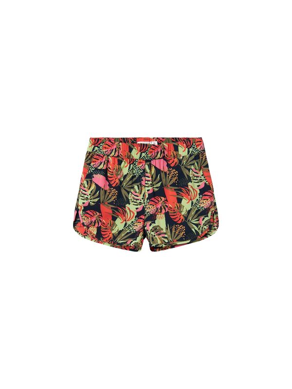 NAME IT NAME IT Панталон 'VINAYA'  тъмносиньо / зелено / оранжево / розово