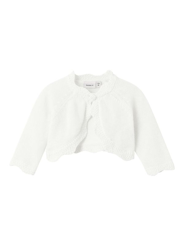 NAME IT NAME IT Плетена жилетка 'Delli'  бяло