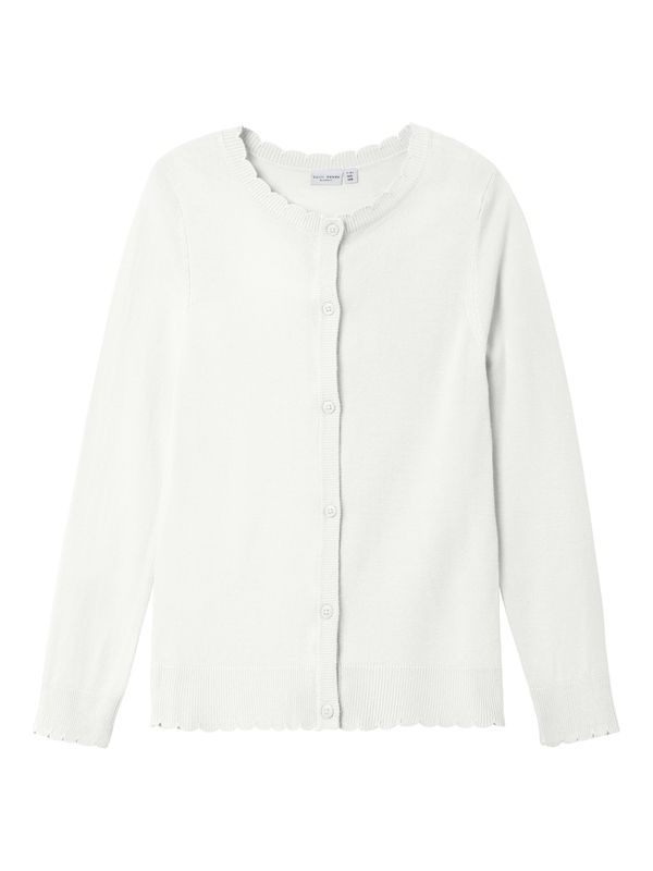 NAME IT NAME IT Плетена жилетка 'VAMONE'  бяло