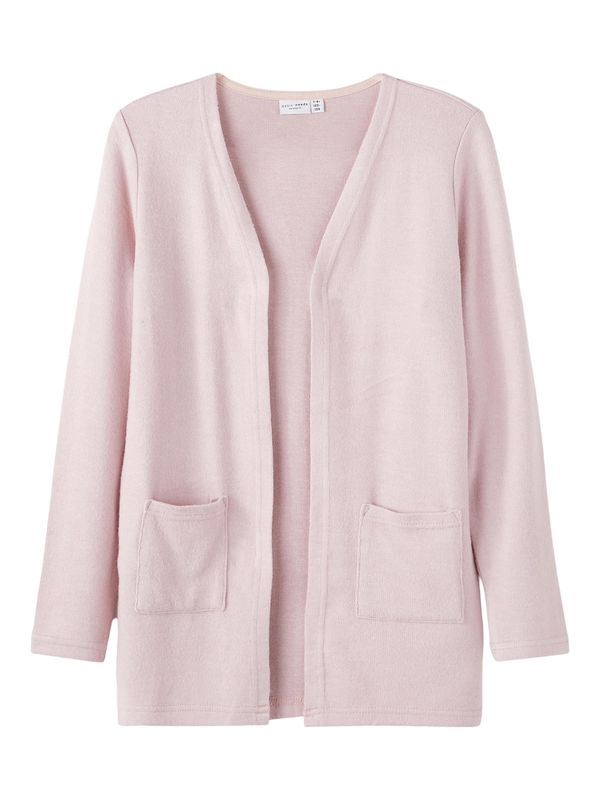 NAME IT NAME IT Плетена жилетка 'Victi'  бледорозово