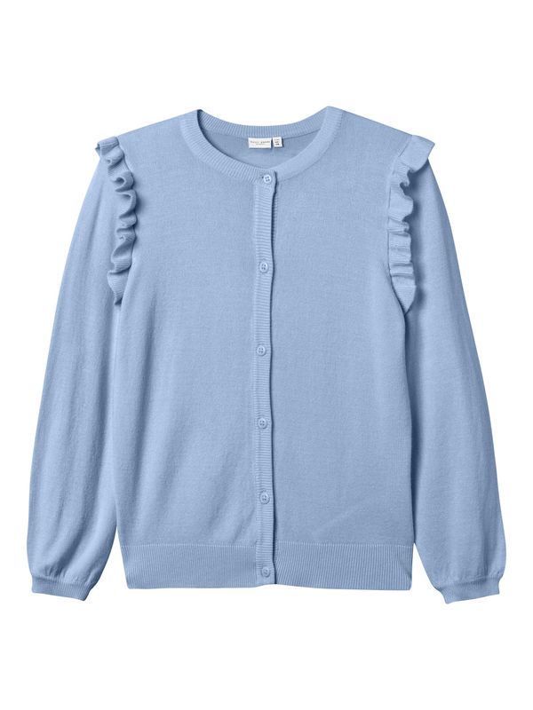 NAME IT NAME IT Плетена жилетка 'VININNA'  светлосиньо