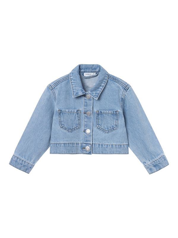NAME IT NAME IT Преходно яке 'CONNY'  син деним / мента / лилав / бяло