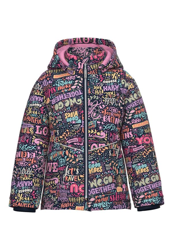 NAME IT NAME IT Преходно яке 'DOODLE'  сапфирено синьо / светлосиньо / жълто / лилав / розово