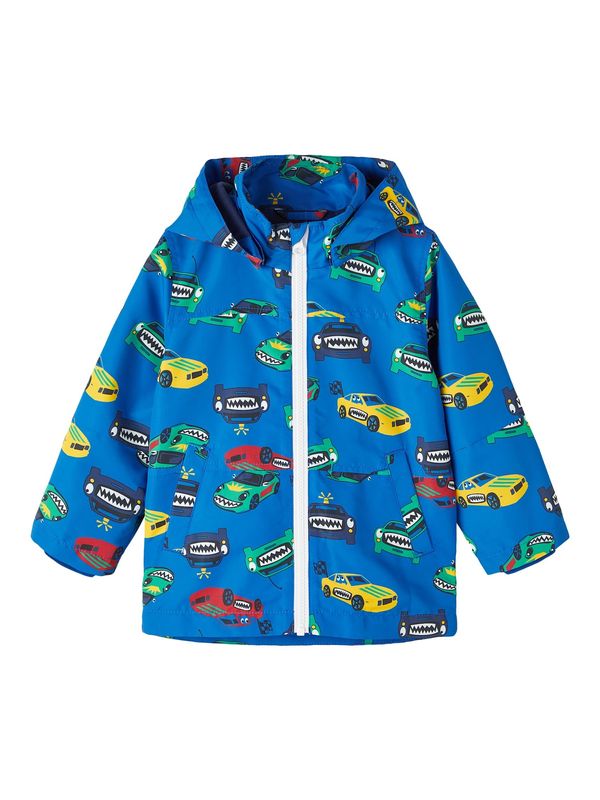 NAME IT NAME IT Преходно яке 'Max'  нейви синьо / небесносиньо / лимоненожълто / черно