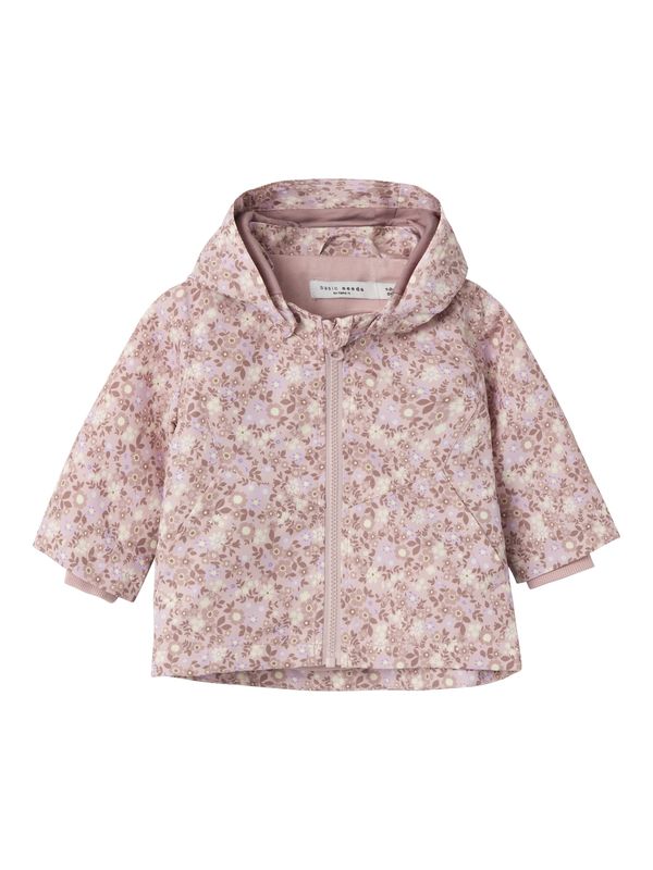 NAME IT NAME IT Преходно яке 'Maxi'  кафяво / люляк / лавандула / мръсно бяло