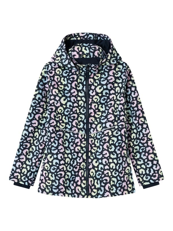 NAME IT NAME IT Преходно яке 'Maxi'  нейви синьо / светлосиньо / пастелно жълто / бледорозово