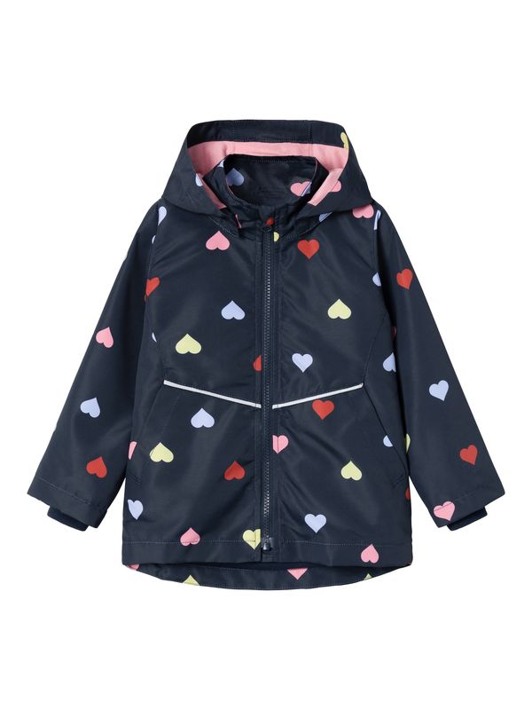 NAME IT NAME IT Преходно яке 'Maxi'  нейви синьо / светлосиньо / светложълто / червено