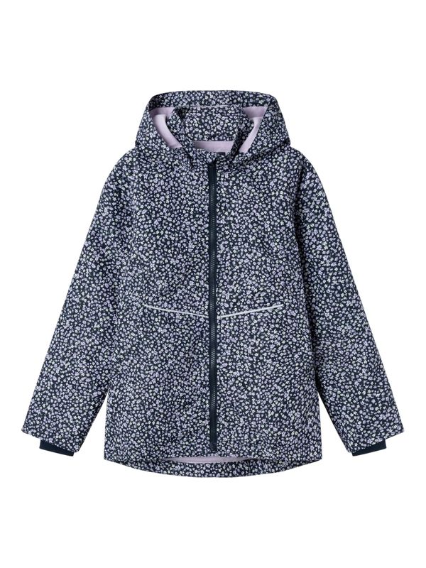 NAME IT NAME IT Преходно яке 'Maxi'  нейви синьо / зелено / лавандула / бяло