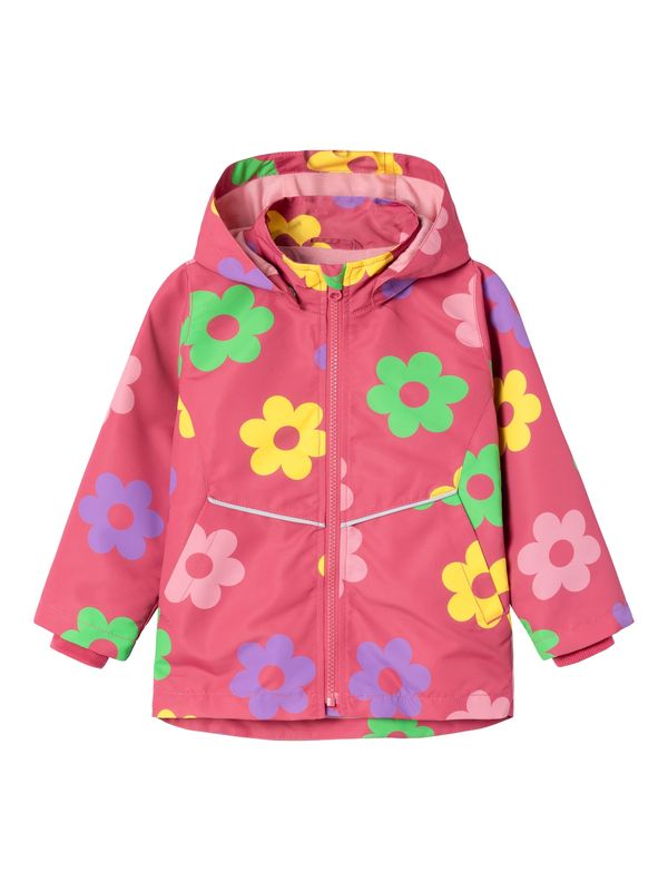 NAME IT NAME IT Преходно яке 'Maxi'  жълто / ябълка / лилав / розово