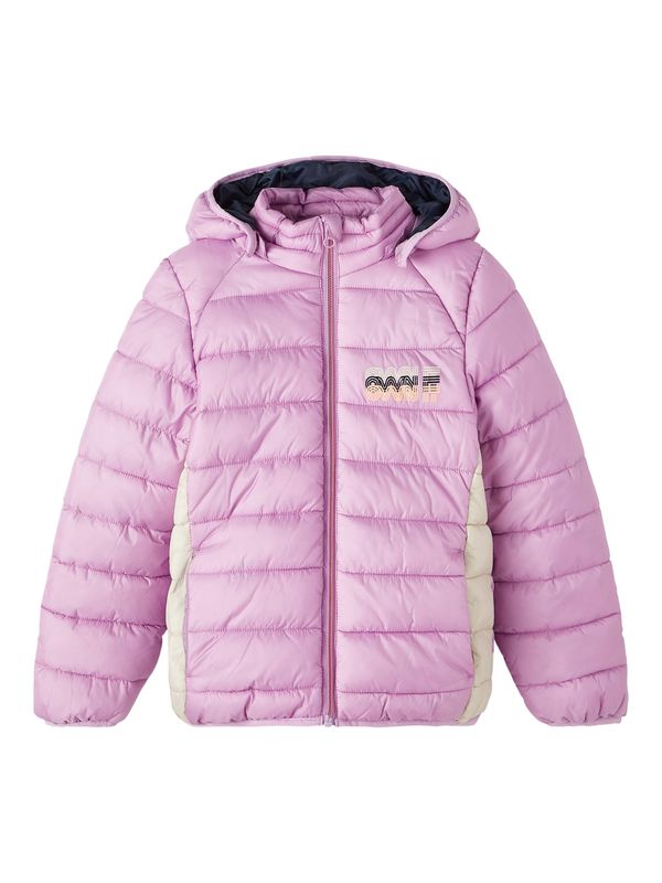 NAME IT NAME IT Преходно яке 'Monty'  кремаво / люляк / оранжево / черно