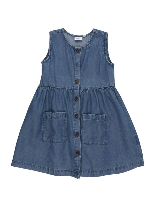 NAME IT NAME IT Рокля 'BASEESEE SPENCER'  син деним