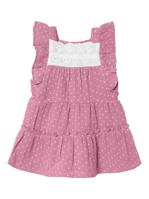 NAME IT NAME IT Рокля 'DEANNE SPENCER'  бледорозово / бяло