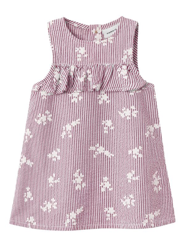 NAME IT NAME IT Рокля 'FESINA SPENCER'  магента / бяло