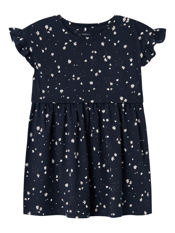 NAME IT NAME IT Рокля 'HENRA'  сапфирено синьо / бяло