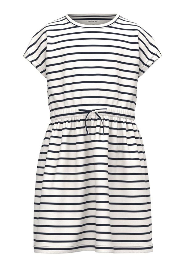 NAME IT NAME IT Рокля 'Mie'  нейви синьо / бяло