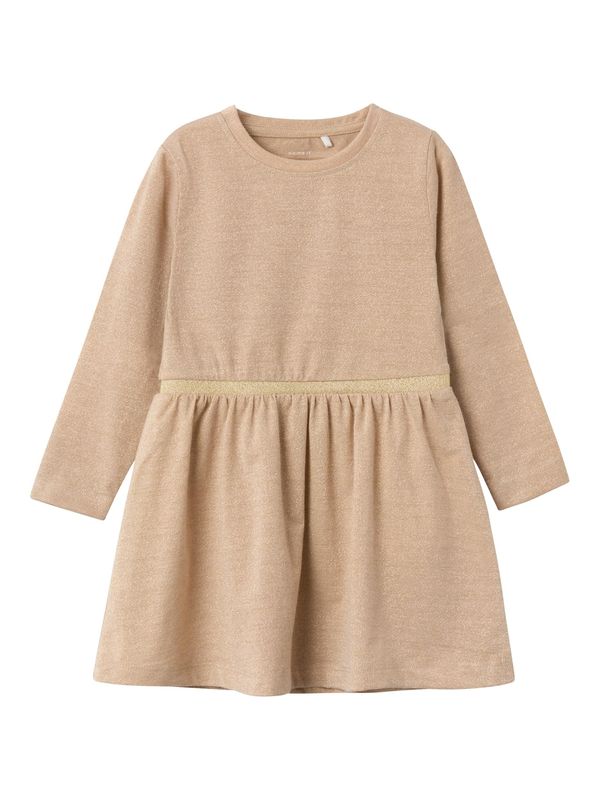 NAME IT NAME IT Рокля 'SOSANNA'  бежово / злато